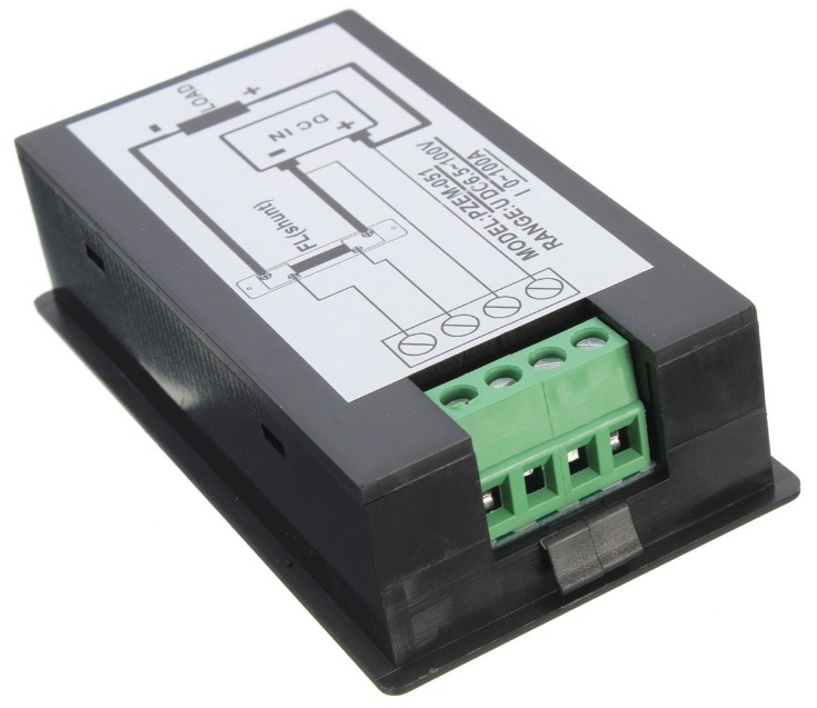Vatimetro contador medidor de energía 100vdc 100a - Imagen 3