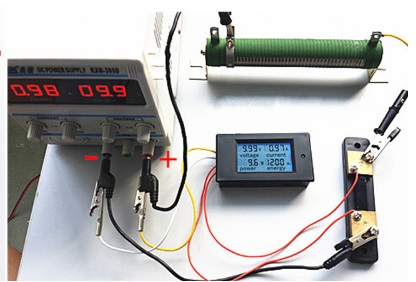 Vatimetro contador medidor de energía 100vdc 100a - Imagen 2